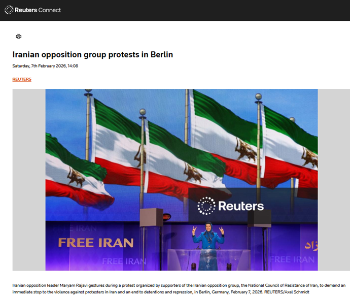 تظاهرات بزرگ ایرانیان در برلین