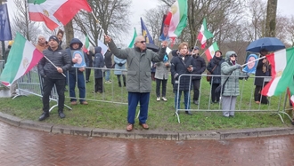 هلند - تجمع ایرانیان آزاده مقابل سفارت رژیم در لاهه - ۹ اسفند ۱۴۰۴