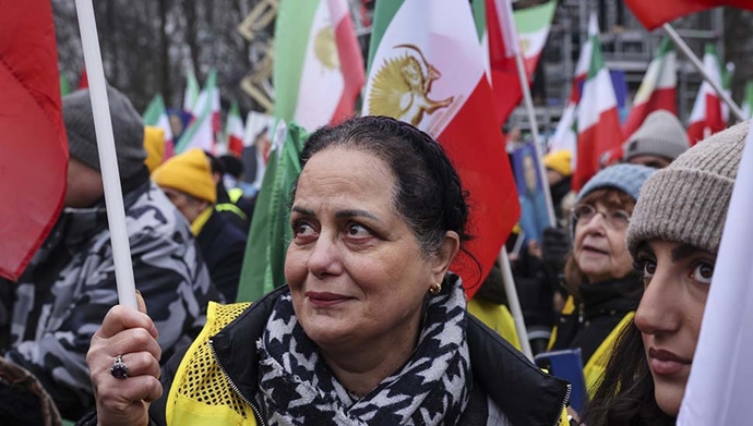 صحنه‌هایی از تظاهرات بزرگ «ایران آزاد» در برلین