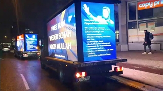 آماده‌سازی تظاهرات برلین روی یخ و سرما - ۷ فوریه - ۱۸ بهمن ۱۴۰۴