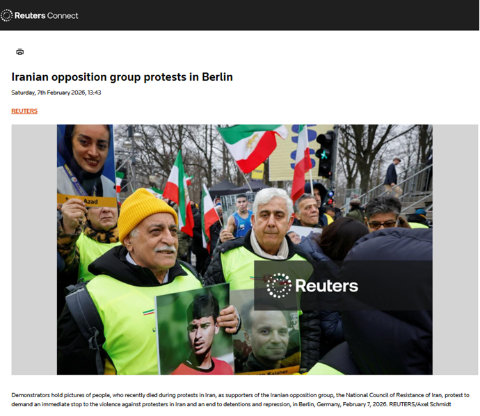 تظاهرات بزرگ ایرانیان در برلین