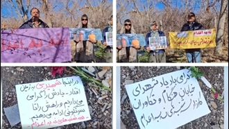 حمایت خانواده‌های زندانیان سیاسی محکوم به اعدام و جوانان شورشگر از کارزار "سه‌شنبه‌های نه به اعدام"