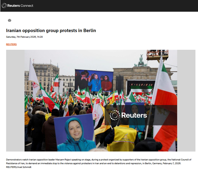 تظاهرات بزرگ ایرانیان در برلین