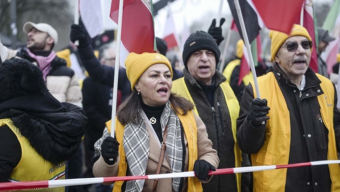 صحنه‌هایی از تظاهرات بزرگ «ایران آزاد» در برلین