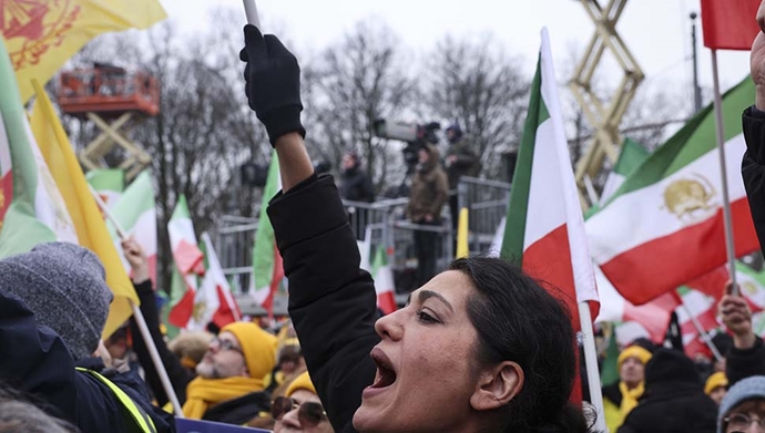 صحنه‌هایی از تظاهرات بزرگ «ایران آزاد» در برلین