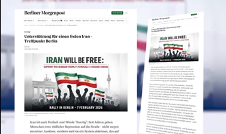  همبستگی در ۷ فوریه در گردهمایی ایرانیان در برلین: نه به دیکتاتوری - بله به آزادی