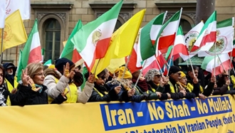 تظاهرات ایرانیان مقابل کنفرانس امنیتی مونیخ