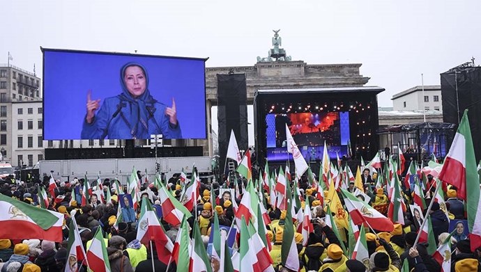صحنه‌هایی از تظاهرات بزرگ «ایران آزاد» در برلین