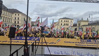 تظاهرات ایرانیان آزاده در مونیخ