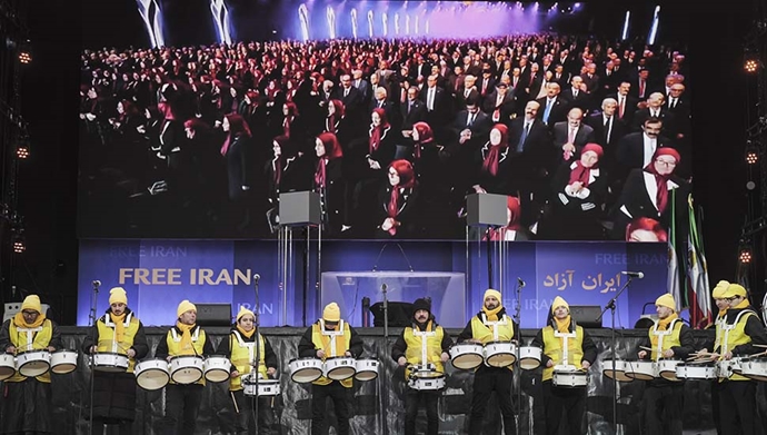 صحنه‌هایی از تظاهرات بزرگ «ایران آزاد» در برلین