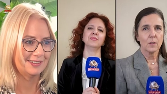 سناتور پیلار روخو، سناتور الیزا پیرو و ایزابلا کونوپتساکا