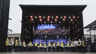 گردهمایی بزرگ ایرانیان در برلین در سالگرد انقلاب ضدسلطنتی مردم ایران