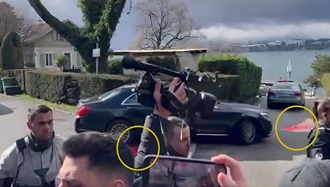 پاشیدن رنگ علیه عراقچی در ژنو