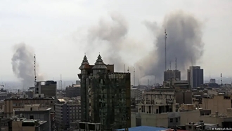 تصویری از تهران بعد از حمله هواپیماهای اسراییل و آمریکا