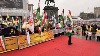  استکهلم - تظاهرات ایرانیان آزاده در حمایت از اعلام دولت موقت و حمایت از قیام سراسری مردم ایران