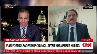 گفتگوی علی صفوی در برنامه‌یی از شبکه CNN