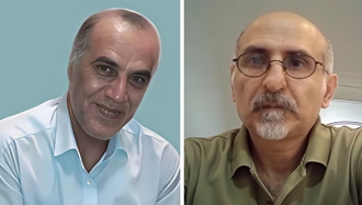 مجاهدان خلق مهدی تقوی و اکبر دانشور‌کار 