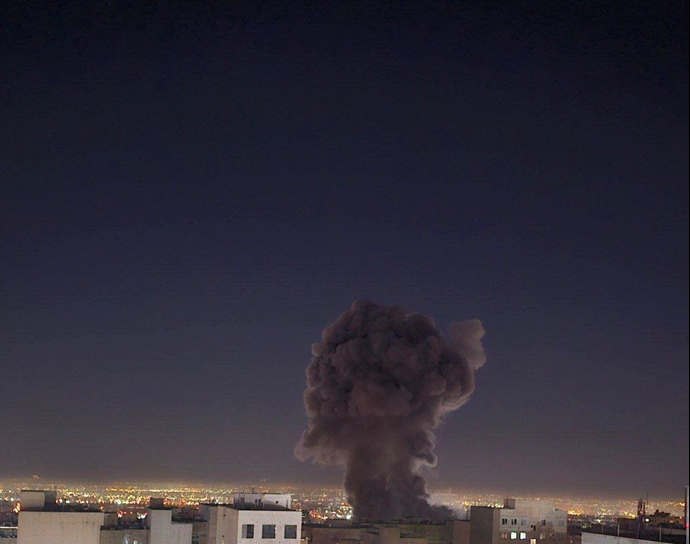 انفجار در جنت آباد تهران