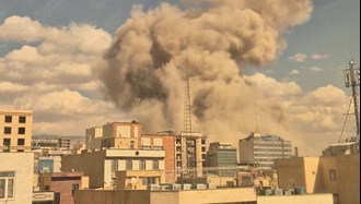 حملات هوایی آمریکا و اسراییل به مراکز حکومتی در تهران