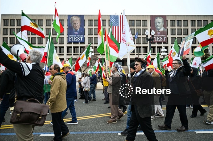 گزارش تصویری رویترز از تظاهرات یاران شورشگر در واشنگتن