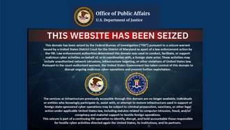 توقیف ۴ سایت وزارت اطلاعات رژیم آخوندها توسط وزارت دادگستری آمریکا 