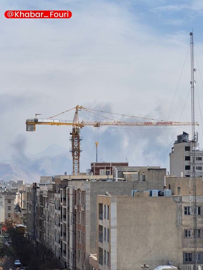 تصاویری از انفجارهای پیاپی در شرق و شمال شرق تهران