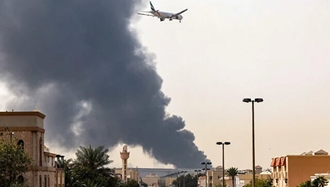 تصویری از هواپیمایی در دبی