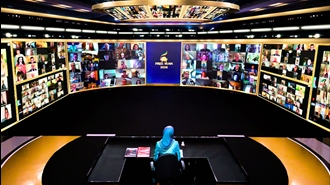 کنفرانس آنلاین با مریم رجوی