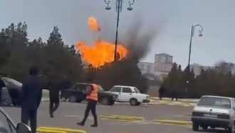 حمله پهپادی رژیم ایران به نخجوان