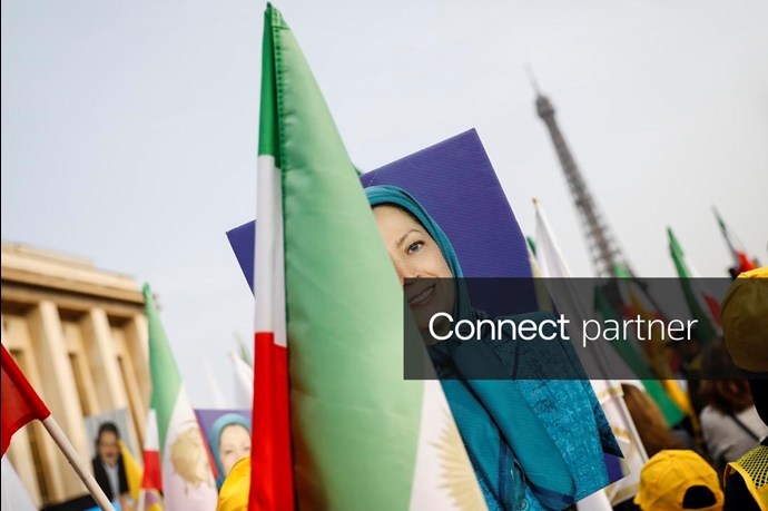 گزارش تصویری رویترز از تظاهرات ایرانیان آزاده در میدان تروکادرو پاریس