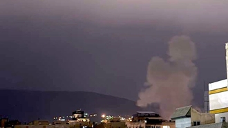 تصویری از انفجار در شرق تهران