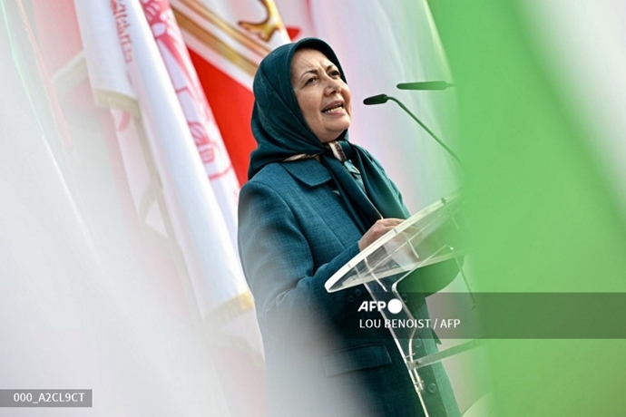 خبرگزاری فرانسه گزارش تصویری از تظاهرات ایرانیان آزاده در پاریس