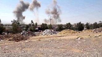 مقرهای حزب دموکرات کردستان ایران بار دیگر از سوی سپاه پاسداران هدف حمله قرار گرفتند