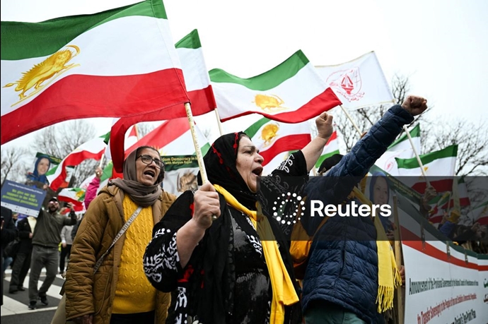 گزارش تصویری رویترز از تظاهرات یاران شورشگر در واشنگتن