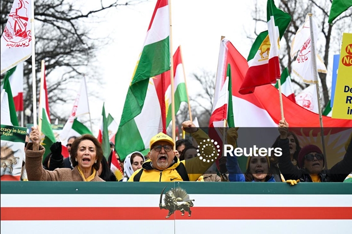 گزارش تصویری رویترز از تظاهرات یاران شورشگر در واشنگتن