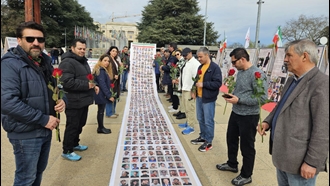 ژنو - آکسیون ایرانیان آزاده در حمایت از اعلام دولت موقت توسط شورای ملی مقاومت ایران - ۲۶ اسفند ۱۴۰۴