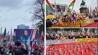 پیام خانم مریم رجوی به تظاهرات ایرانیان آزاده در هامبورگ و استکهلم