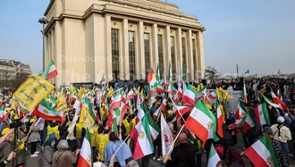 گزارش تصویری آسوشیتدپرس از تظاهرات ایرانیان آزاده در پاریس
