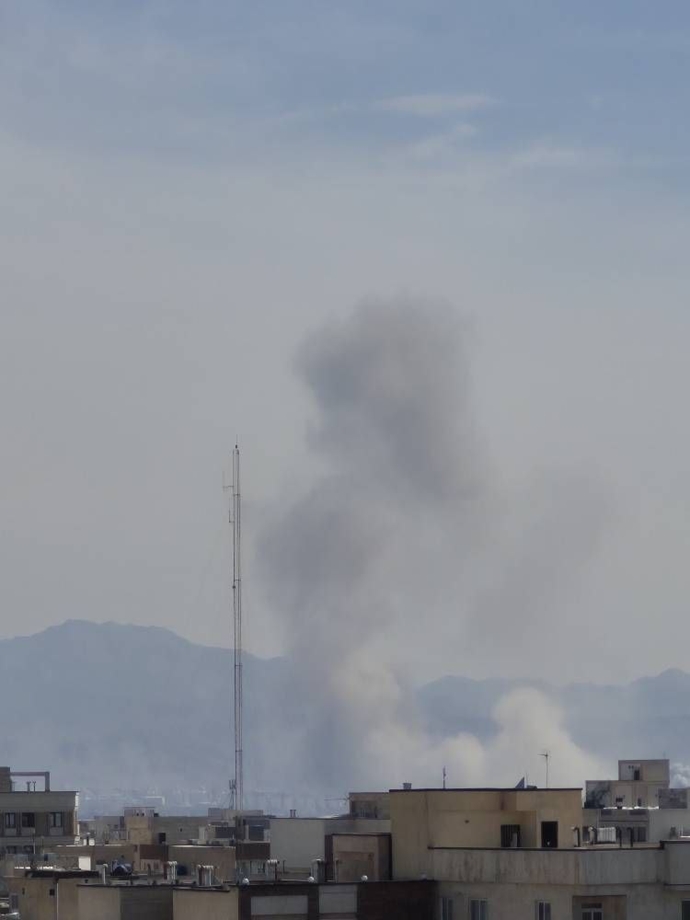 تصاویری از انفجارهای پیاپی در شرق و شمال شرق تهران