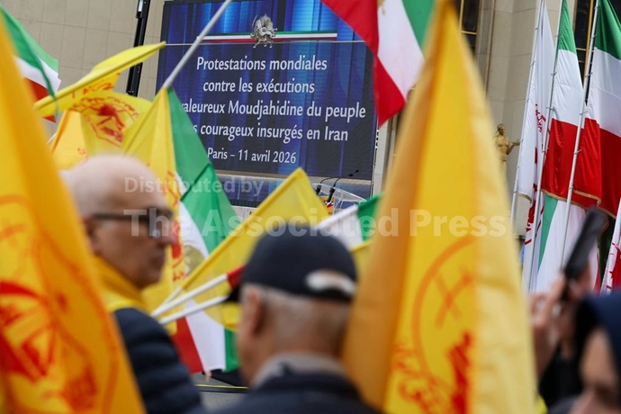 گزارش تصویری آسوشیتدپرس از تظاهرات ایرانیان در پاریس