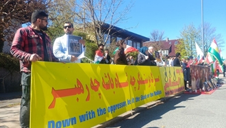 کپنهاگ - تظاهرات ایرانیان آزاده در حمایت از قیام سراسری و علیه اعدام زندانیان سیاسی 