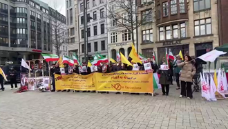 هامبورگ - اکسیون ایرانیان آزاده اعدام مجاهدین در زندانهای آخوندی را محکوم کردند -۱۱فروردین ۱۴۰۵