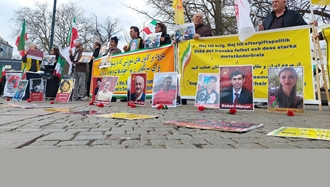 مالمو - سوئد - آکسیون هواداران مجاهدین در حمایت از مجاهدان سربدار و شورشگران دلیر