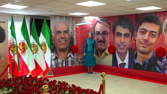 ادای احترام به شهیدان سربدار و جوانان شورشگر که در مقابل رژیم آخوندی سر خم نکردند