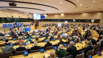 سخنرانی مریم رجوی در پارلمان اروپا - گزارش تصویری