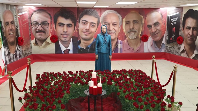 ادای احترام به شهیدان سربدار و جوانان شورشگر که در مقابل رژیم آخوندی سر خم نکردند