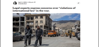 نامه سرگشاده بیش از ۱۰۰ متخصص حقوق بین‌الملل درباره جنگ خلیج‌فارس