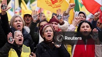 تظاهرات ایرانیان آزاده و هواداران شورای ملی مقاومت در پاریس