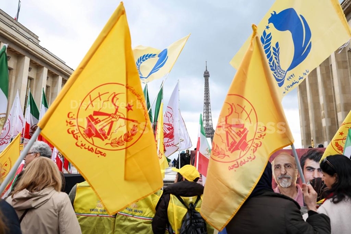 گزارش تصویری آسوشیتدپرس از تظاهرات ایرانیان در پاریس