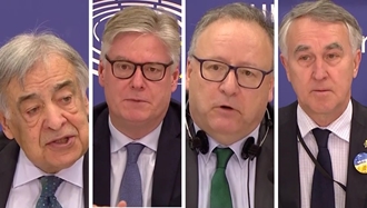 پارلمان اروپا - بروکسل - کنفرانس نقض حقوق‌بشر در ایران